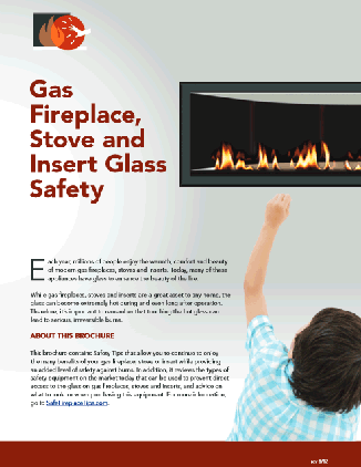 Gas Fireplace and Insert Glass Safety document