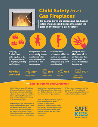 Child Safety Around Gas Fireplaces document